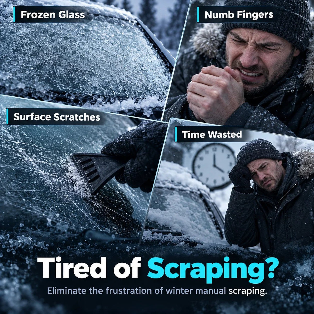 Electromagnetic Snow Removal & Anti-Freeze Device for Vehicles