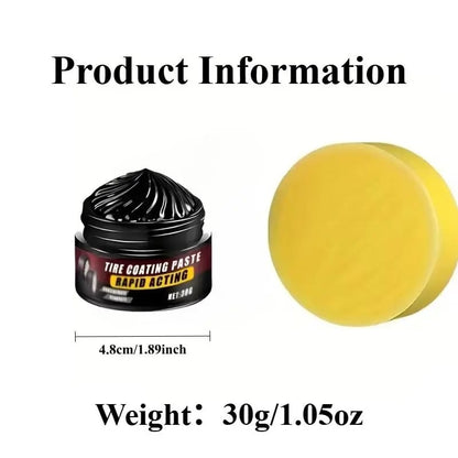 Premium Tire Coating & Trim Restorer:  Bring Back the Original Deep Black Shine to Rubber and Plastic