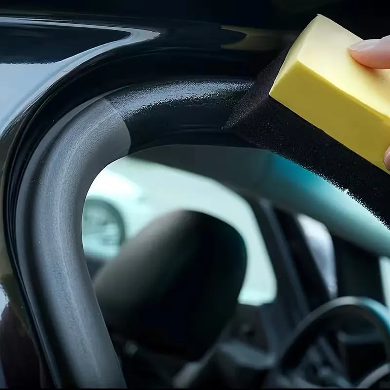 Premium Tire Coating & Trim Restorer:  Bring Back the Original Deep Black Shine to Rubber and Plastic